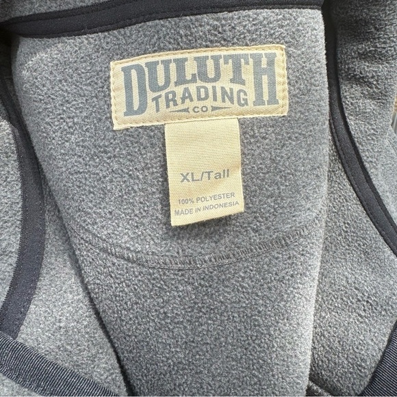 Duluth Trading Co. Men’s XL Tall Full Zip Up Fleece Work Jacket - Picture 3 of 9